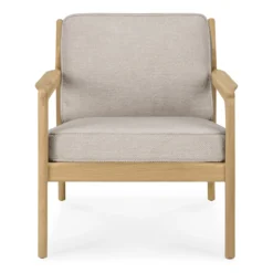 Jack loungestoel eiken - ivory