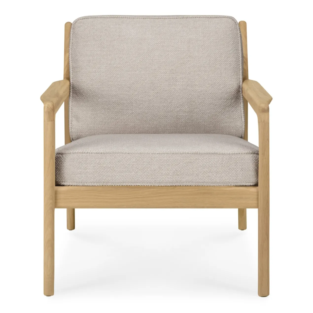 Jack loungestoel eiken - ivory