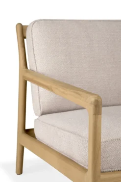 Jack loungestoel eiken - ivory