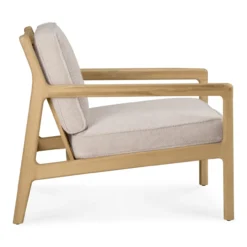 Jack loungestoel eiken - ivory