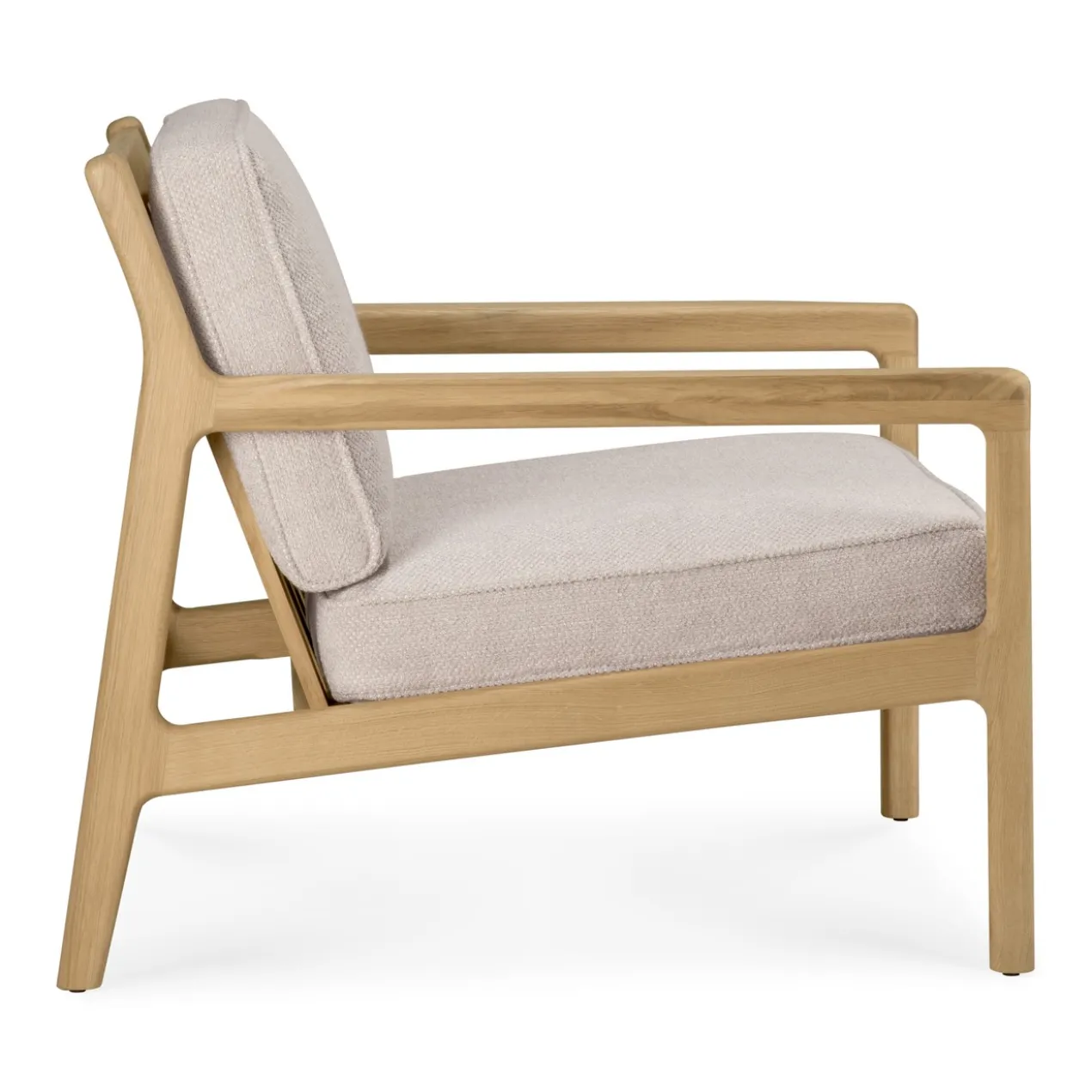 Jack loungestoel eiken - ivory