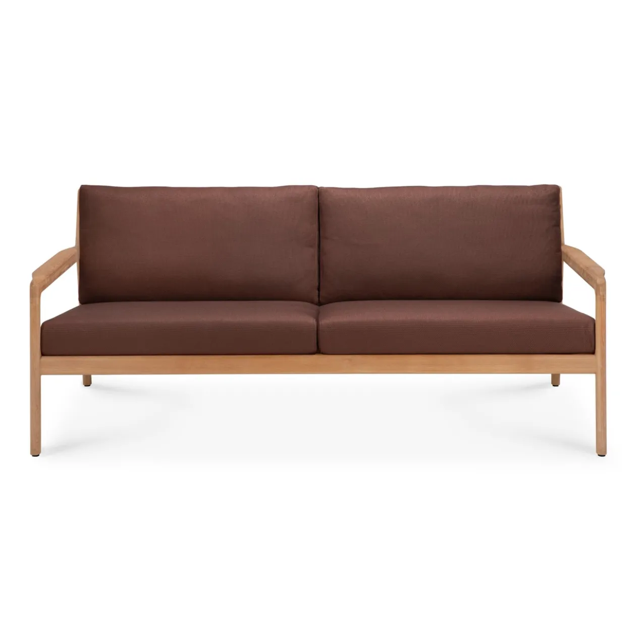 Jack outdoor bank 180 - teak - burgundy