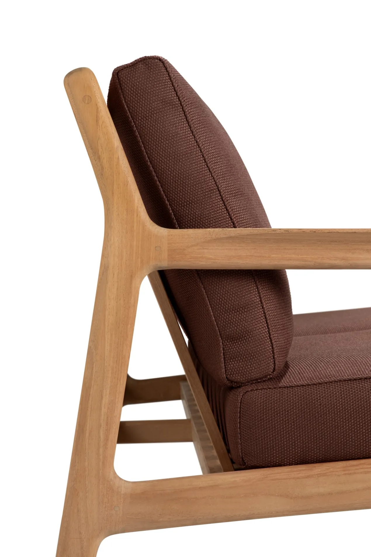 Jack outdoor bank 180 - teak - burgundy