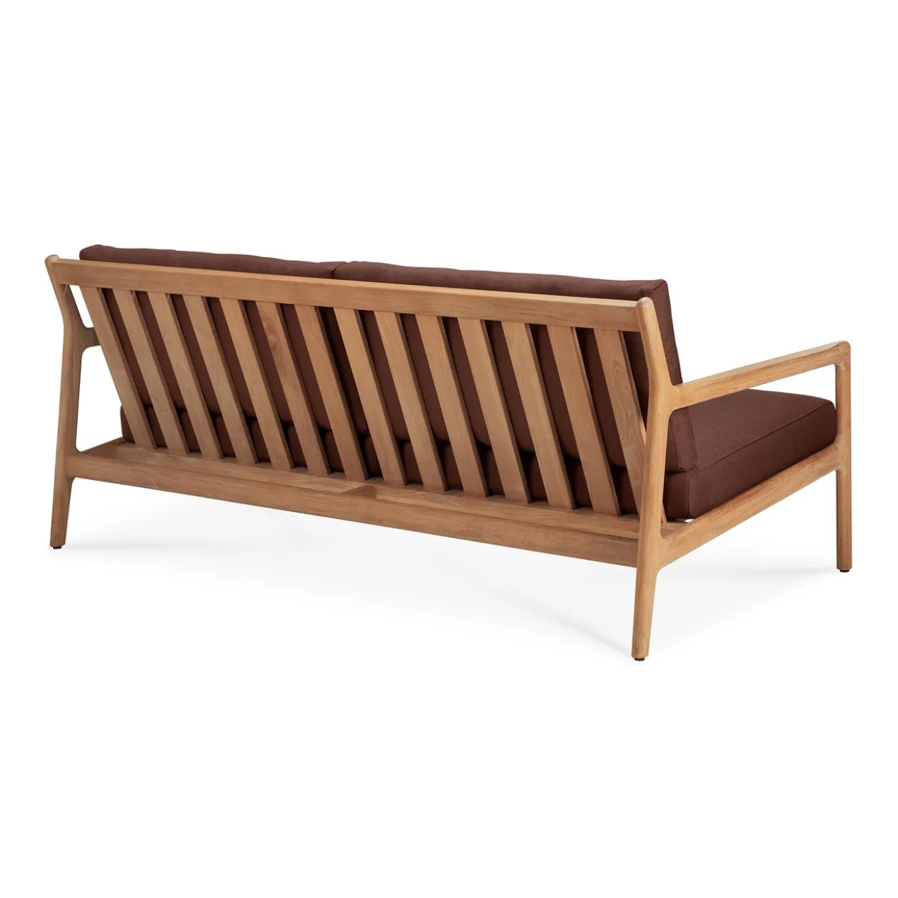 Jack outdoor bank 180 - teak - burgundy