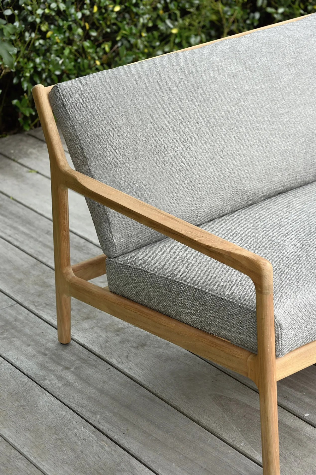 Jack outdoor bank 180 - teak - off white