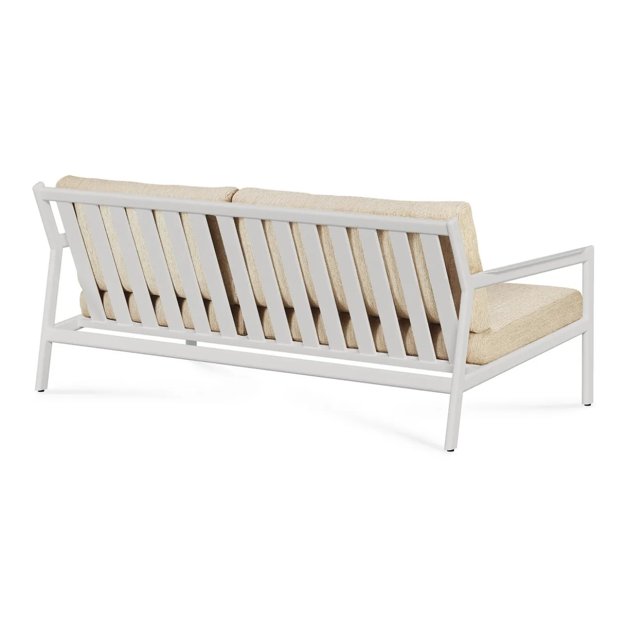 Jack sofa 178cm - wit aluminium - compleet - naturel kussens