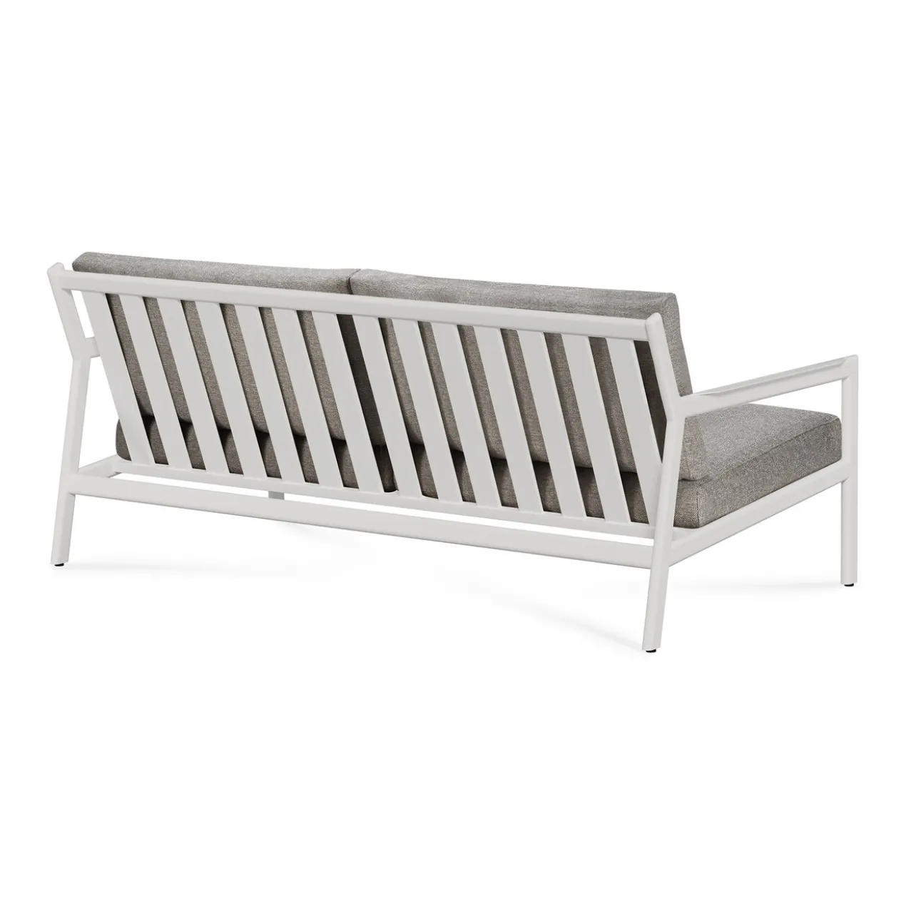 Jack sofa 178cm - wit aluminium - compleet - mocha kussens