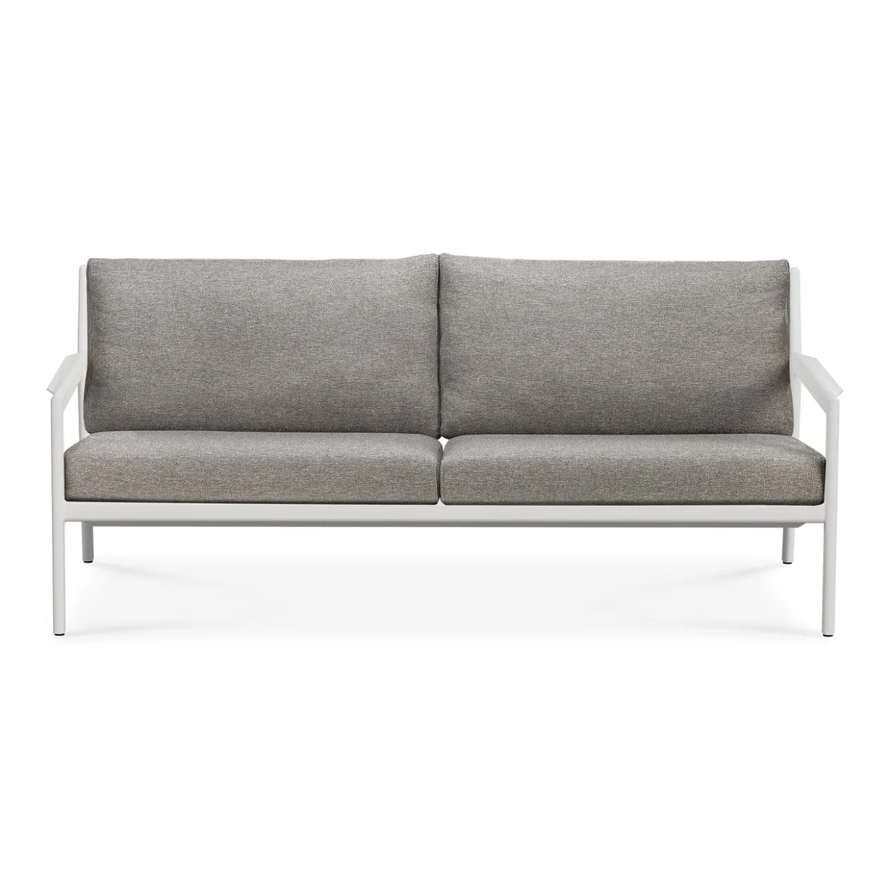 Jack sofa 178cm - wit aluminium - compleet - mocha kussens