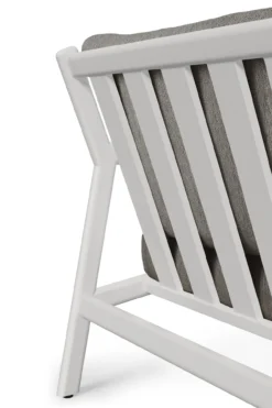 Jack sofa 178cm - wit aluminium - compleet - mocha kussens