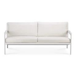 Jack sofa 178cm - wit aluminium - compleet - off white kussens