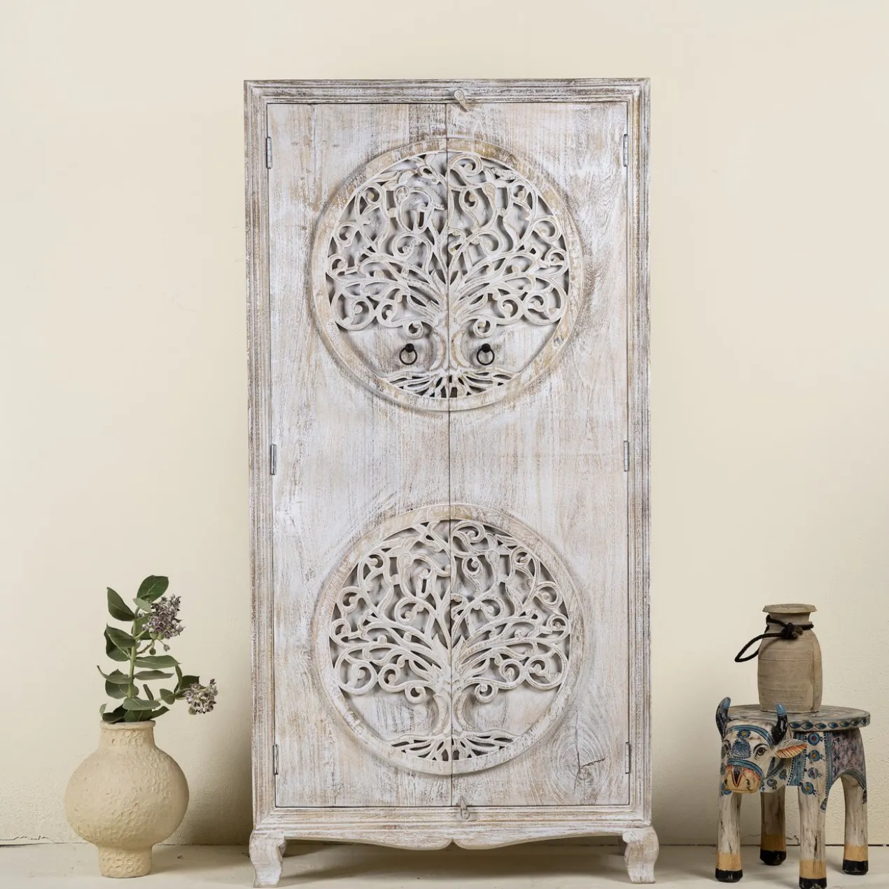 Jai - Mangohouten Kledingkast Tree of Life