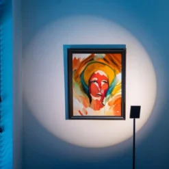 JAKE VLOERLAMP 2-LICHTS ZWART