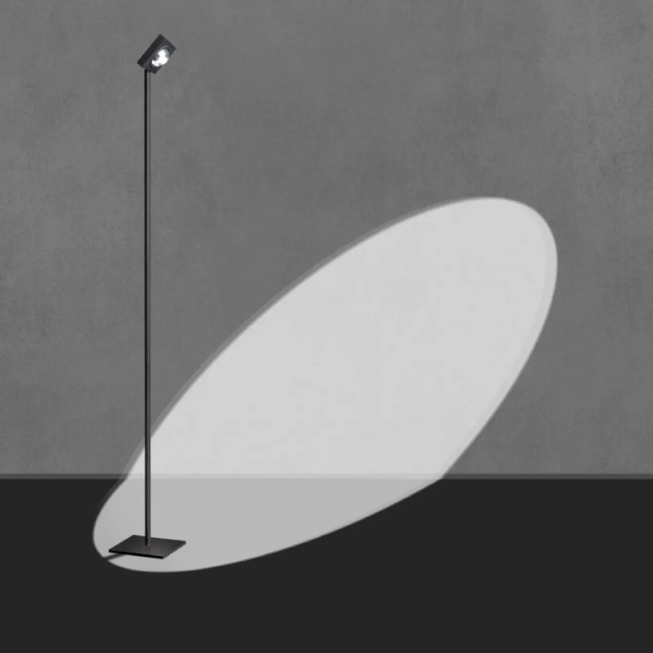 JAKE VLOERLAMP ZWART
