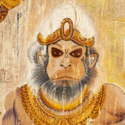 Jali - Teakhouten Wandpaneel Hanuman 195cm