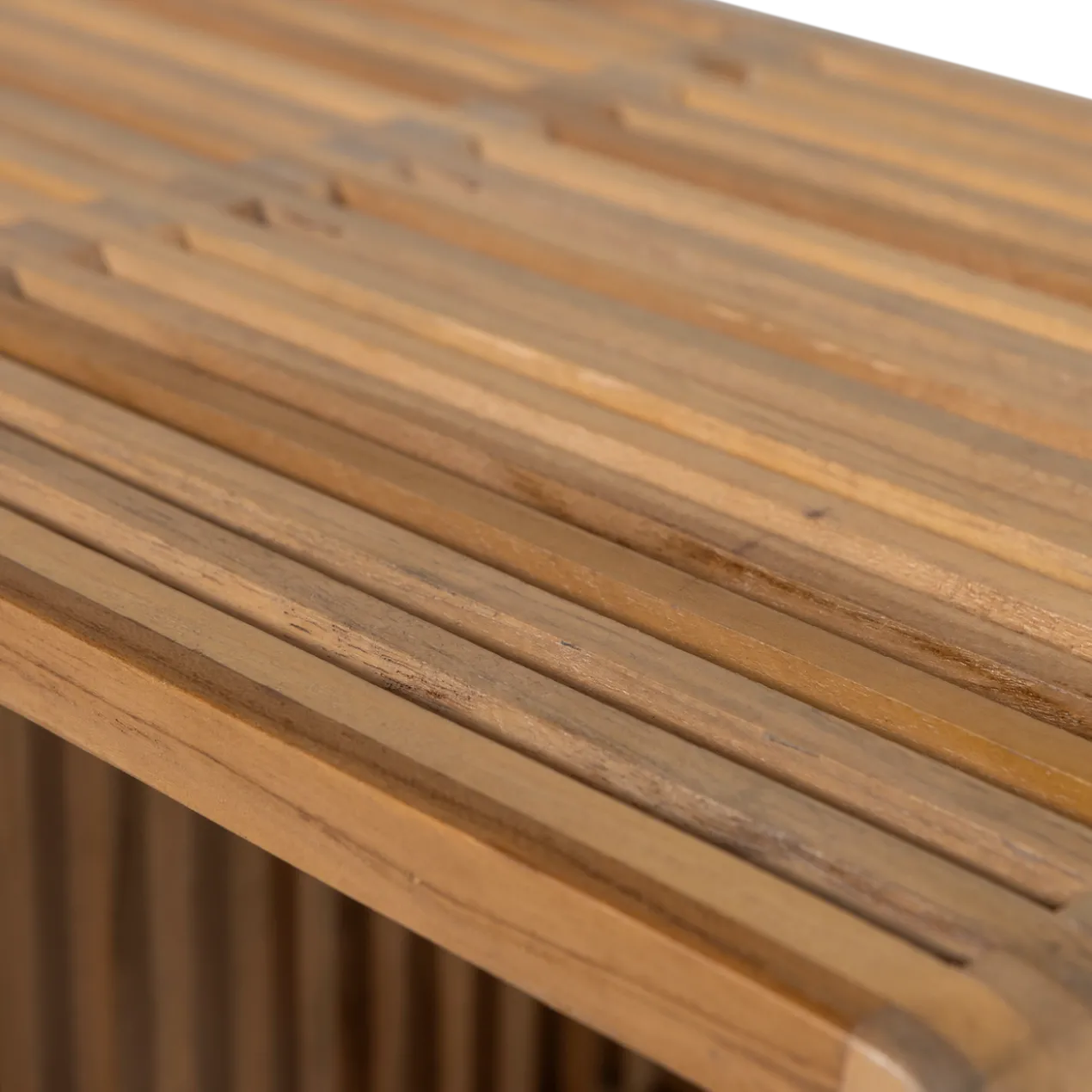 Jasmijn bijzettafel recycled teak naturel - set van 2