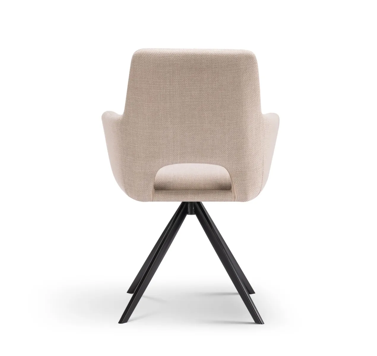 Jasmine draaistoel arm beige