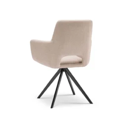 Jasmine draaistoel arm beige
