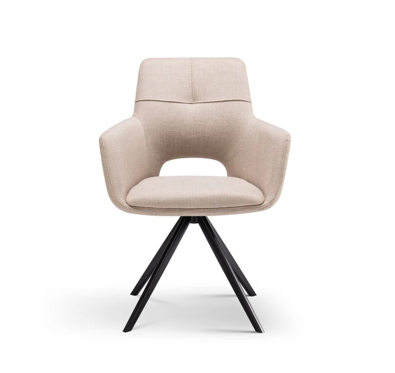 Jasmine draaistoel arm beige