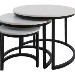 Jasmin Set van 3 - wit/zwart