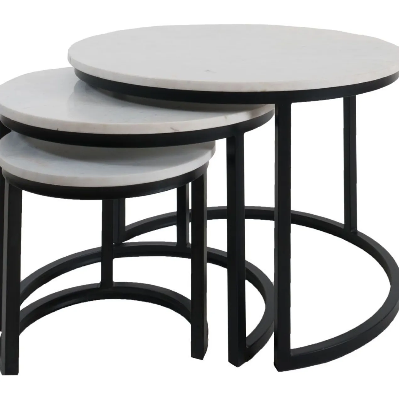 Jasmin Set van 3 - wit/zwart