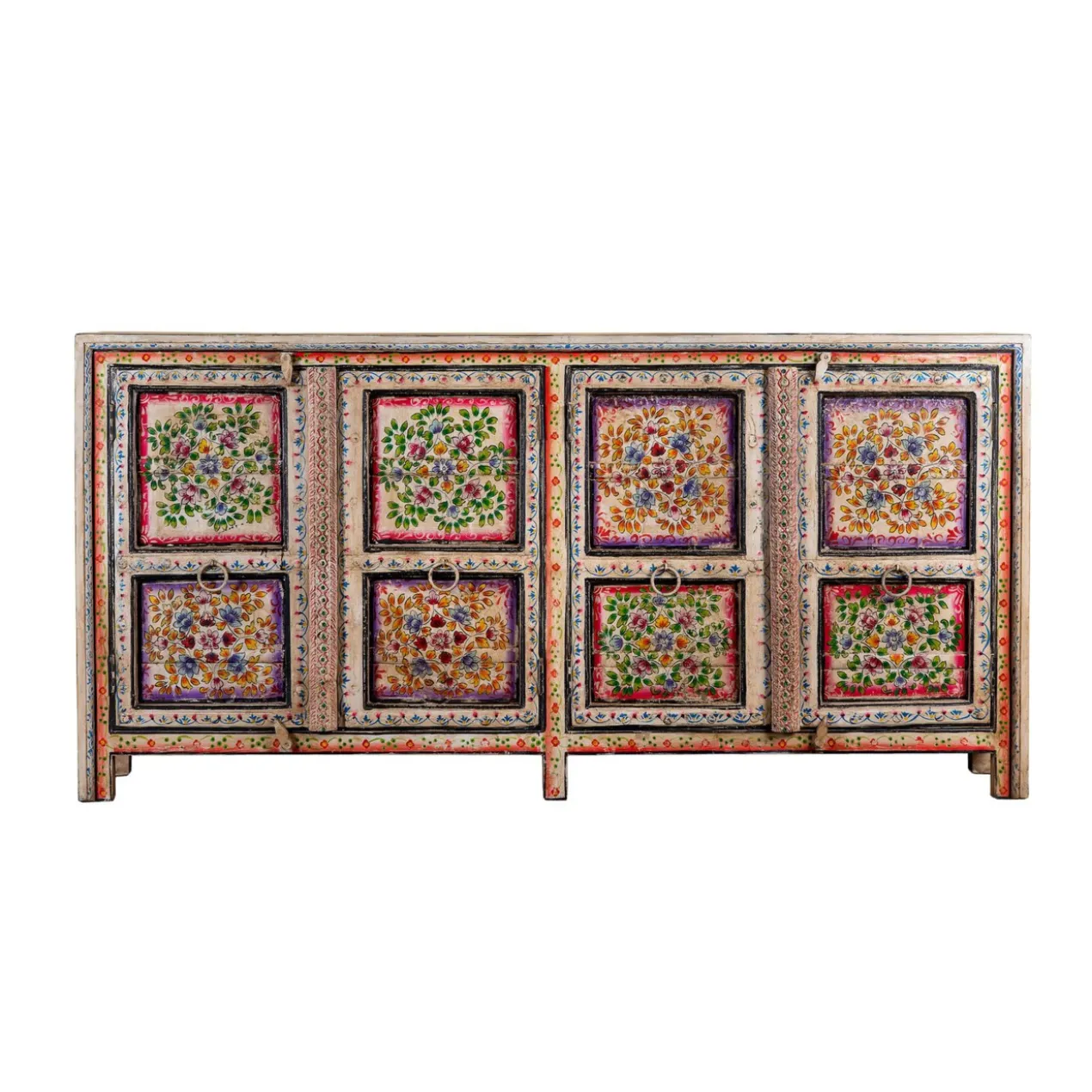 Jayvyn - Handbeschilderd Oud Houten Dressoir