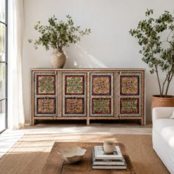 Jayvyn - Handbeschilderd Oud Houten Dressoir