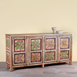Jayvyn - Handbeschilderd Oud Houten Dressoir