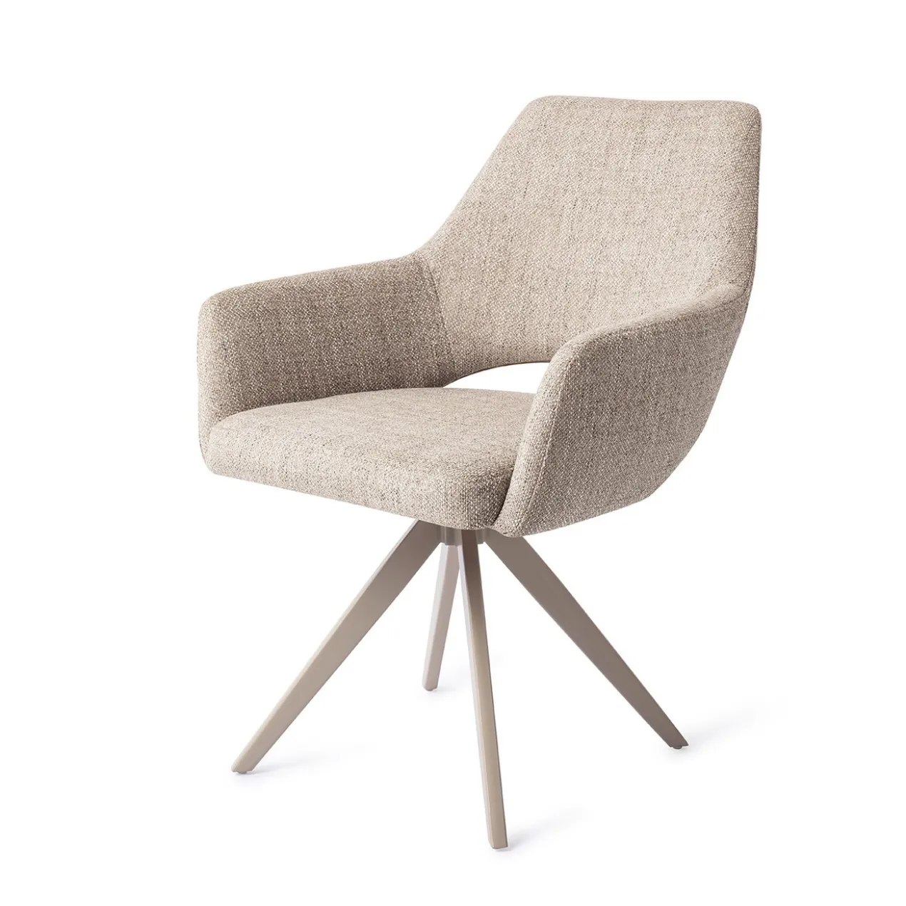 Jesper Home Eetkamerstoel Yanai - Turn Beige Biscuit Beach