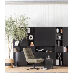 Job draaifauteuil teddy groen
