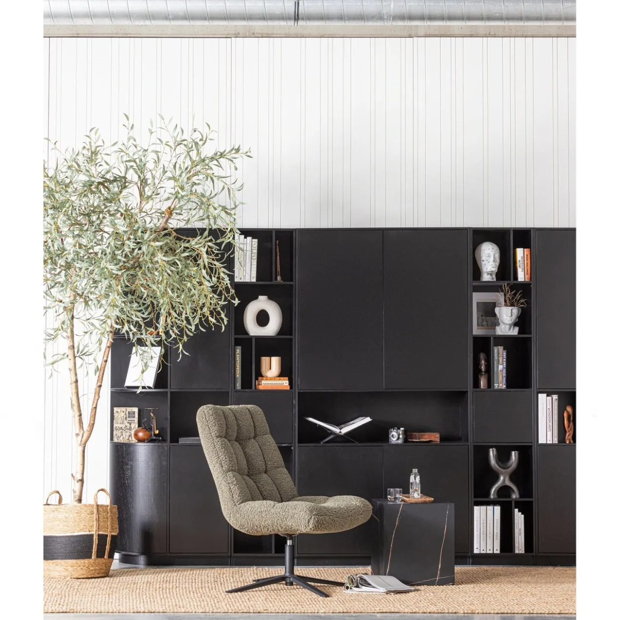 Job draaifauteuil teddy groen