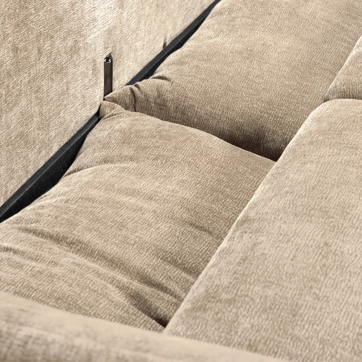 Jonne 3-zits slaapbank chenille naturel