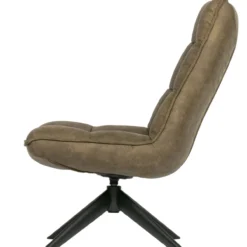 Jouke draaifauteuil leerlook groen [fsc]