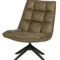 Jouke draaifauteuil leerlook groen [fsc]
