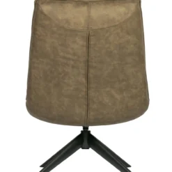 Jouke draaifauteuil leerlook groen