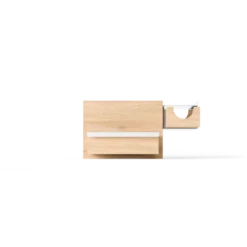 Juwelenbox Stowit wit naturel hout S
