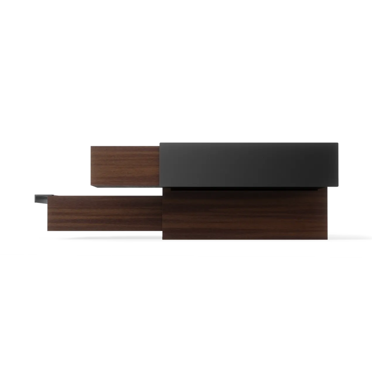 Juwelenbox Stowit zwart walnoot hout L