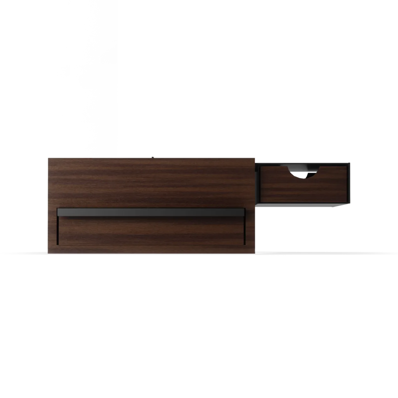 Juwelenbox Stowit zwart walnoot hout L