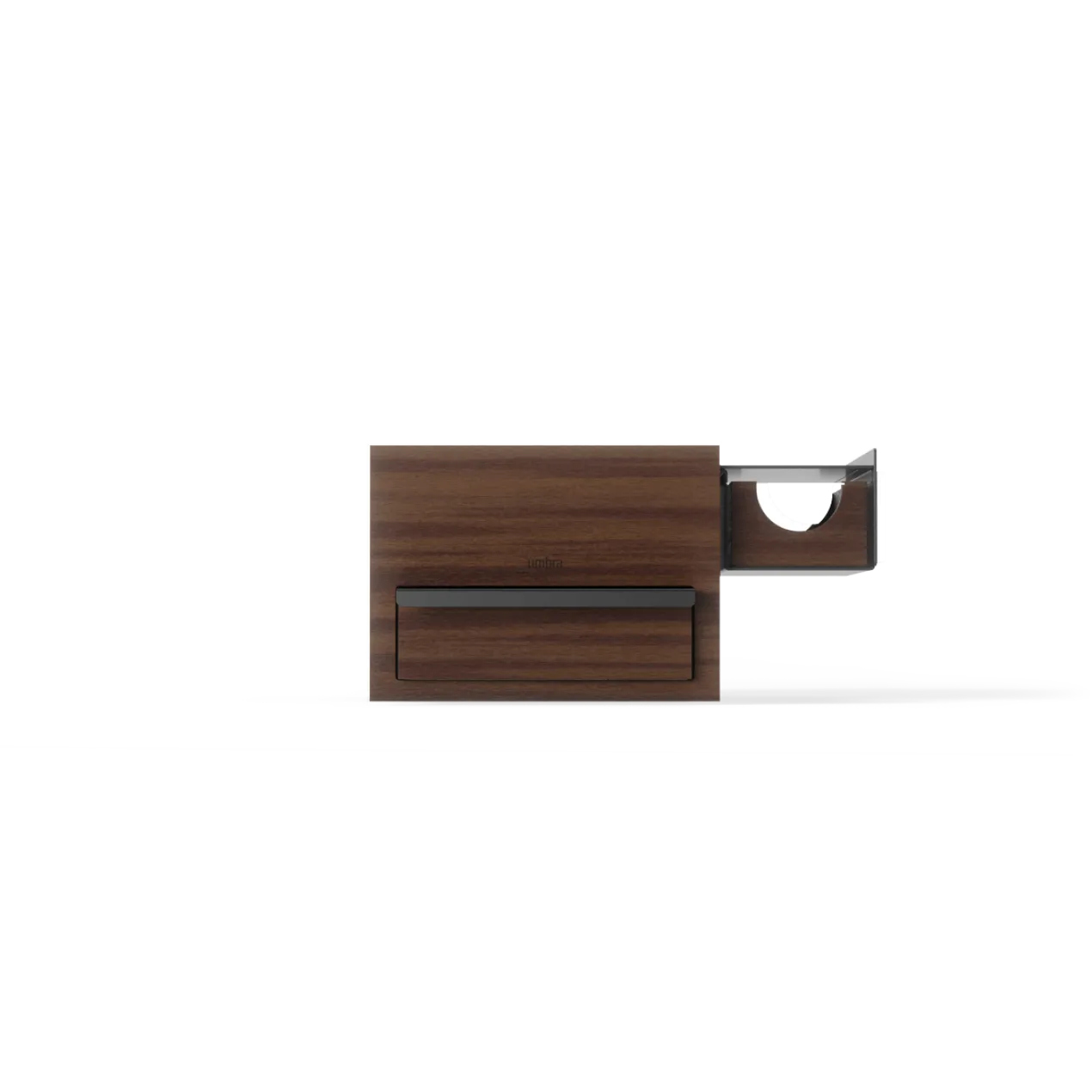 Juwelenbox Stowit zwart walnoot hout S