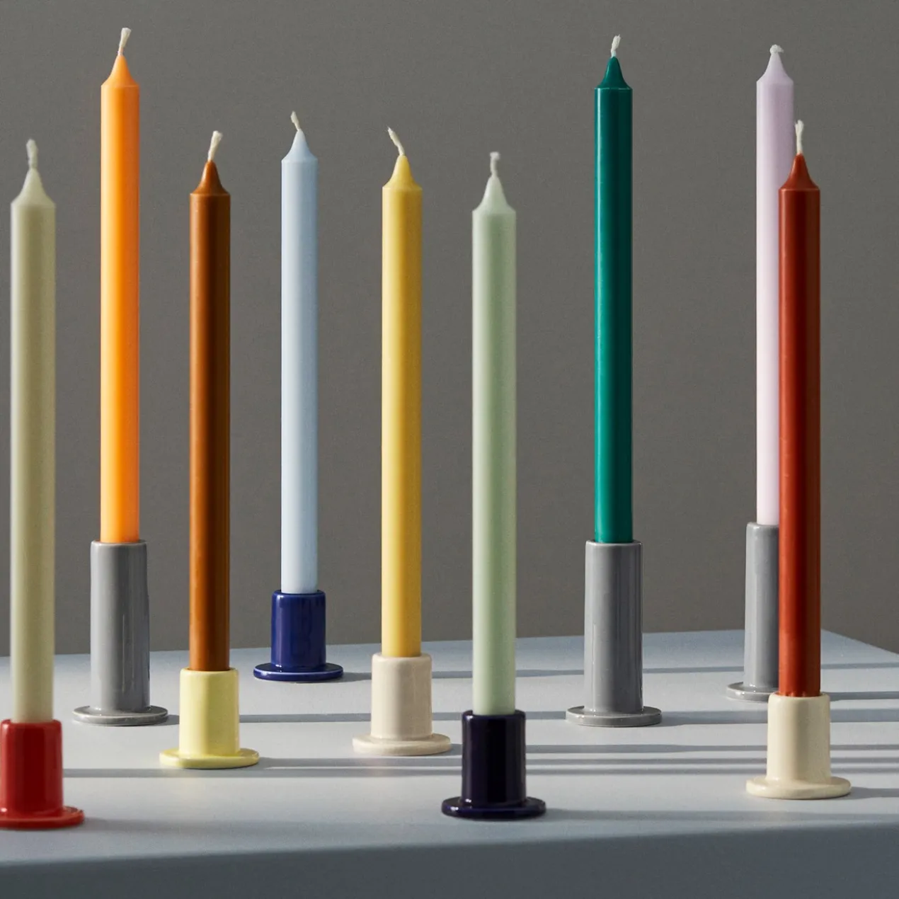 Kaars Gradient Neutrals - set van 7