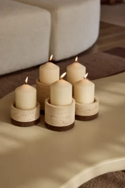 Kaarshouder Travertine L