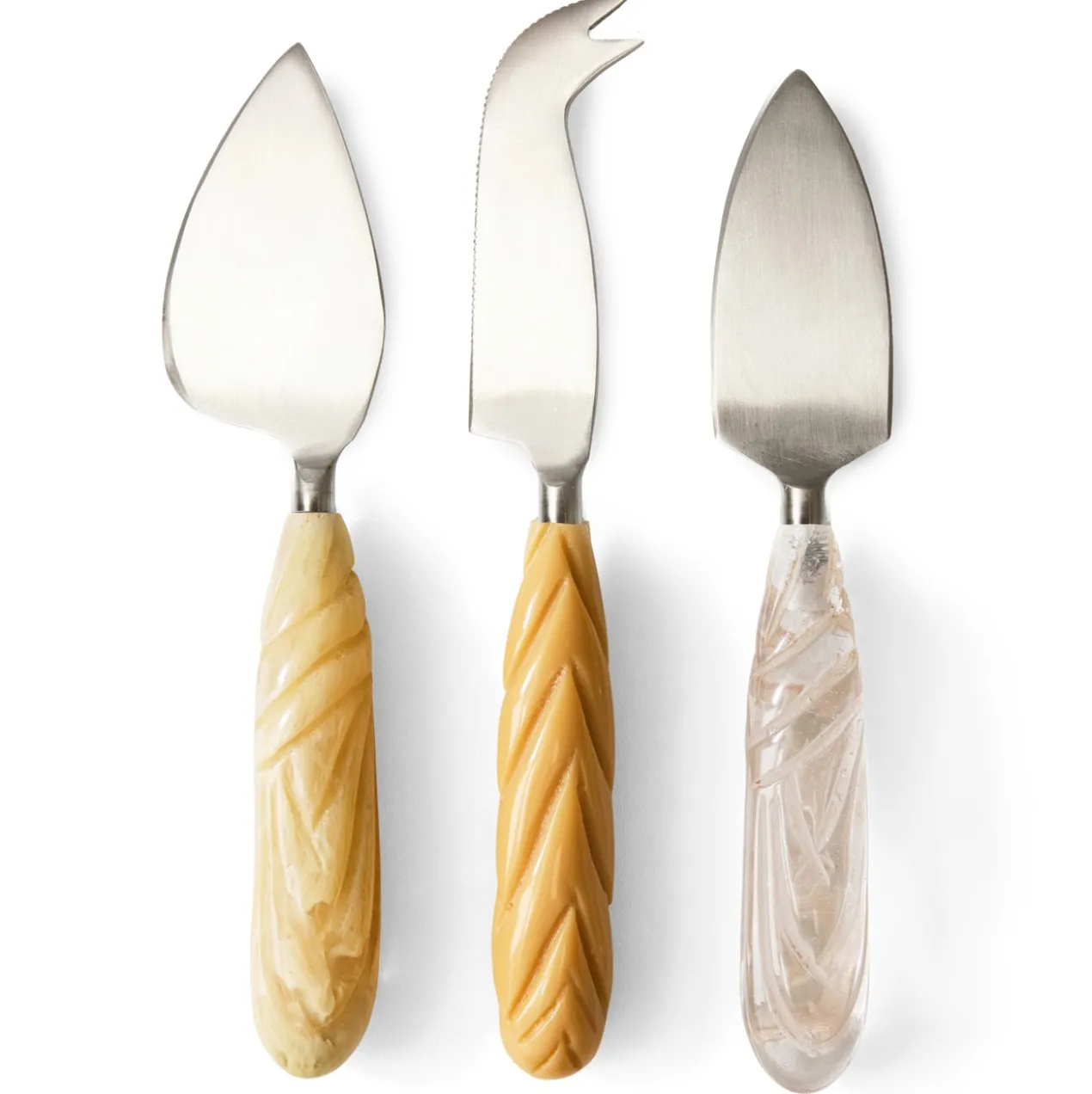 Kaasmesjes cream - set van 3