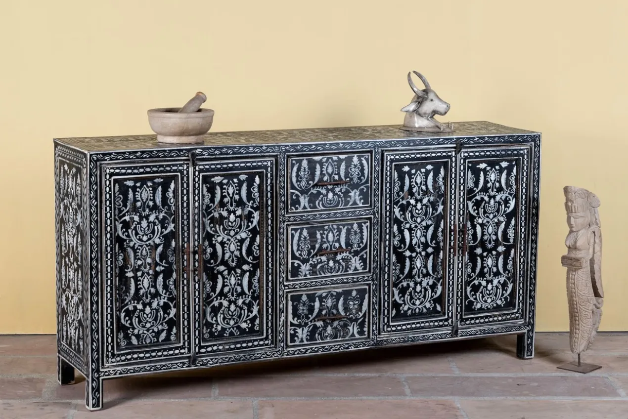Kaira - Handbeschilderd Boho Dressoir