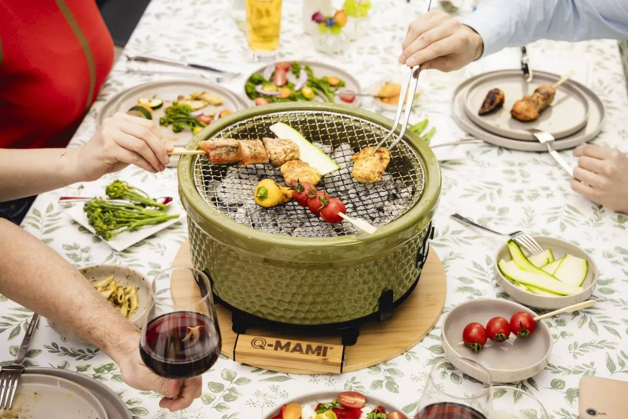 Kamado Tafelgrill Groen