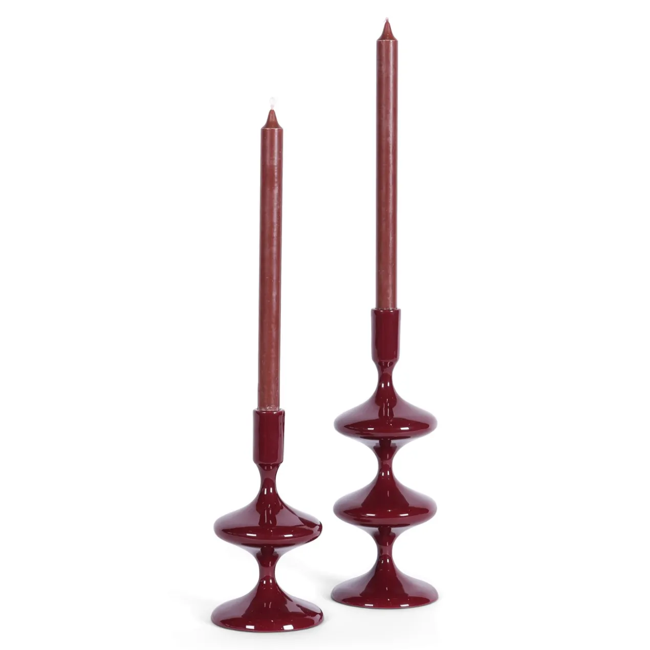 Kandelaar Kim M dark burgundy
