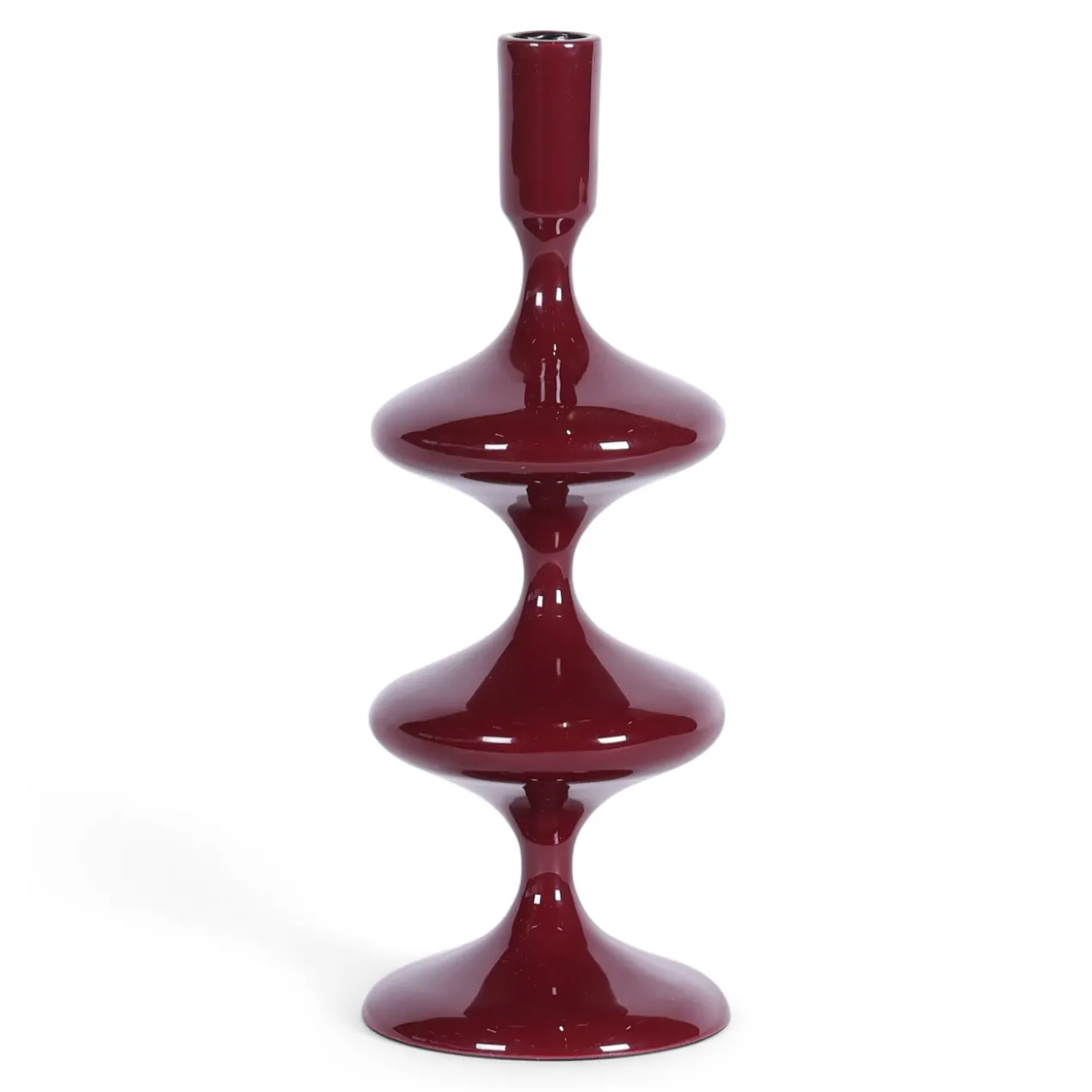Kandelaar Kim M dark burgundy