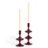 Kandelaar Kim S dark burgundy