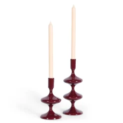 Kandelaar Kim S dark burgundy