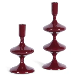 Kandelaar Kim S dark burgundy