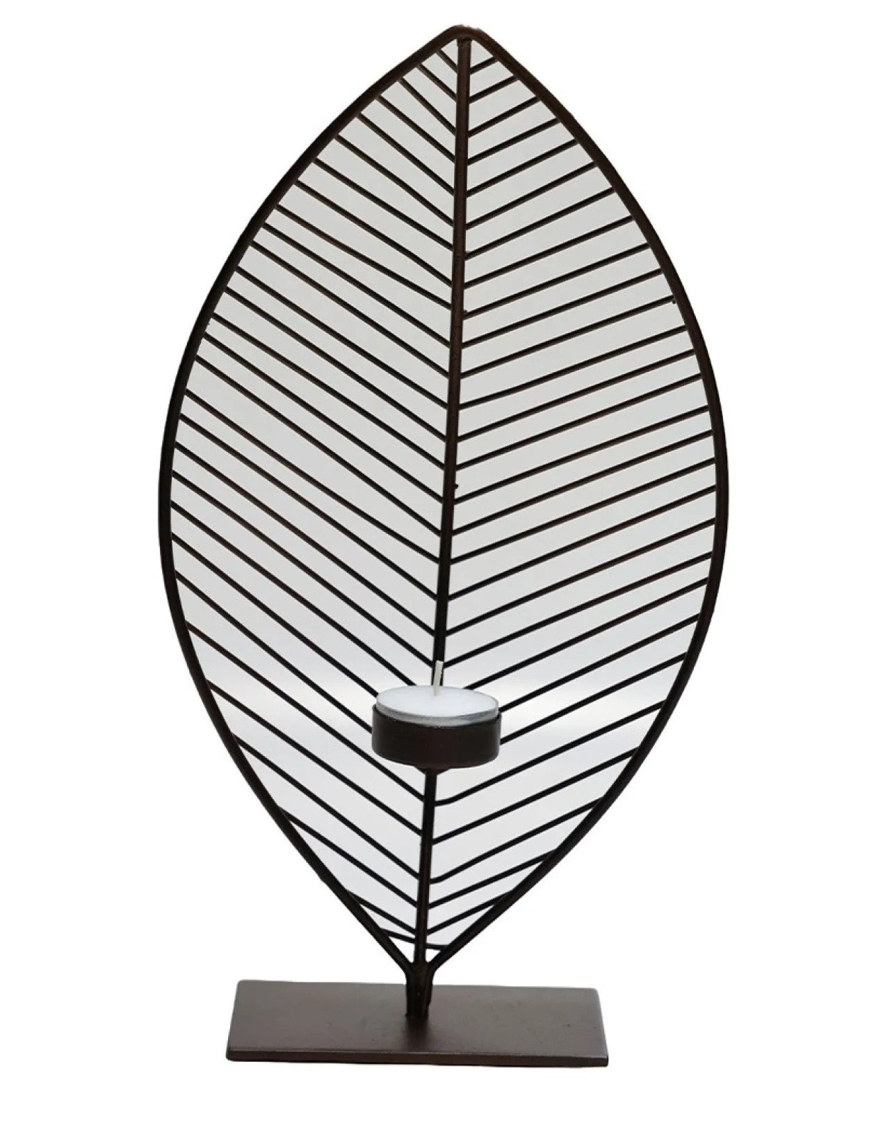 Kandelaar Minas M bronze L18 x B7 x H34 cm