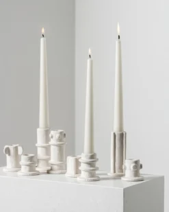 Kandelaar Molly 03 beige - set van 3